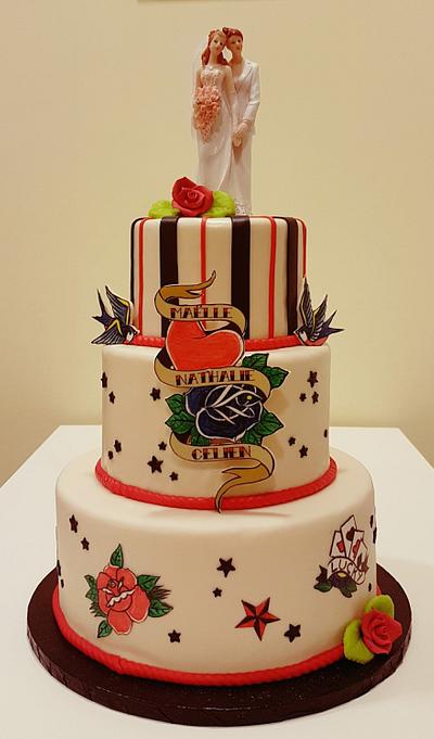 Traditional tattoo cake - Cake by Sweet Mania