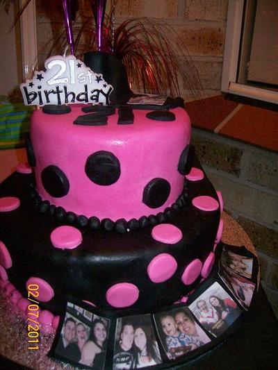 Grease 21st Birthday - Cake by Rachael Goodridge