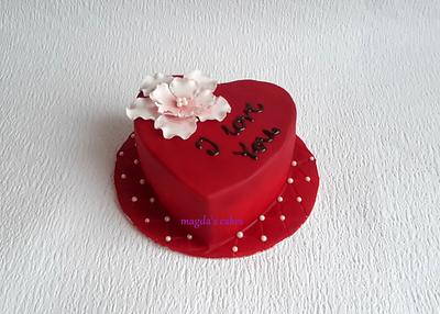 Valentine :) - Cake by Magda's Cakes (Magda Pietkiewicz)