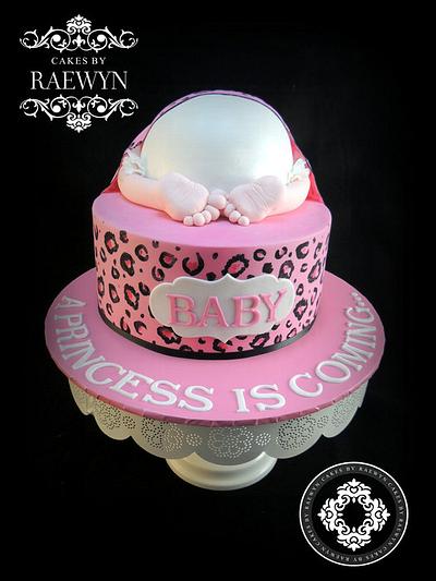 Leopard Print Baby Butt Cake - Cake by Raewyn Read Cake Design
