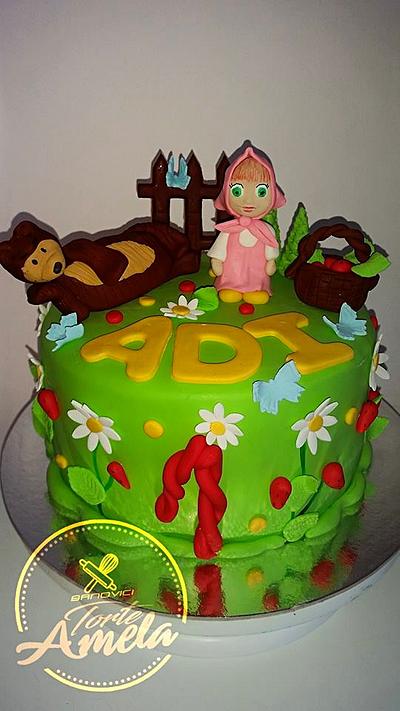masha and the bear cake - Cake by Torte Amela