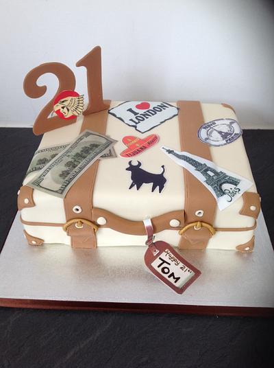 Suitcase - Cake by Suzanne