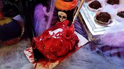 Halloween bloody mini cake - Cake by Tiffany McCorkle