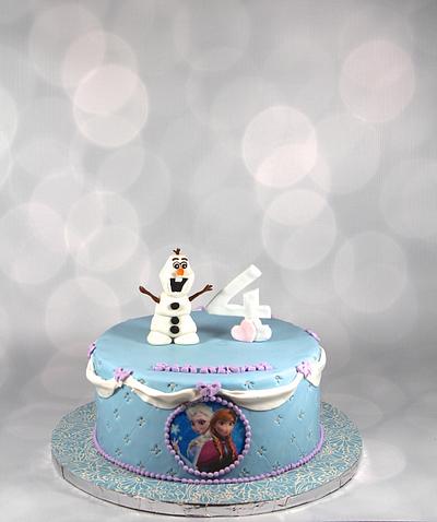 frozen theme - Cake by soods
