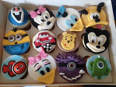 Cute Disney cupcakes - Cake by Polliecakes