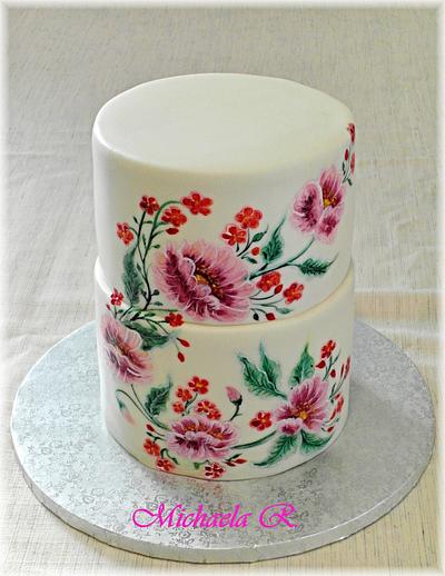 Hand painted cake - Cake by Mischell