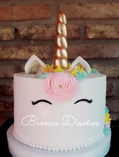 Torta unicornio - Cake by Cintia Romero