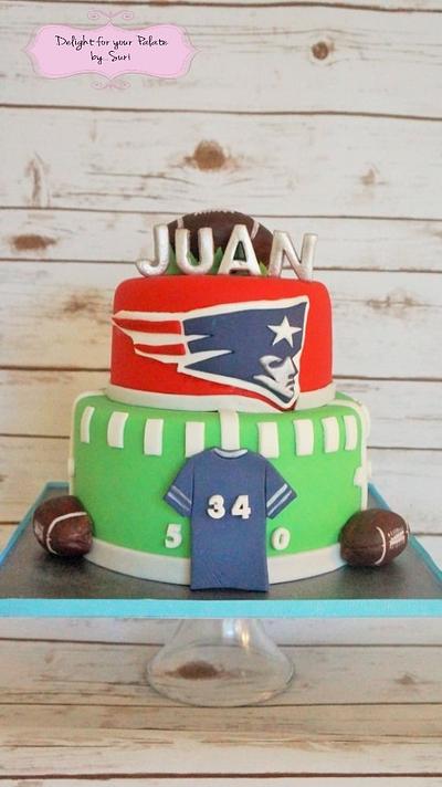New England "Patriot" Cake - Cake by Delight for your Palate by Suri
