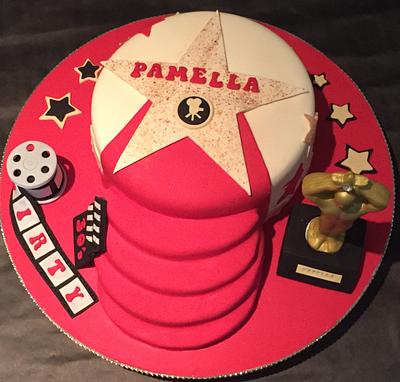 30th Oscar themed birthday cake - Cake by JanineD