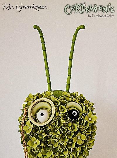 Cakenweenie Project - Mr. Grasshopper - Cake by Petalsweet