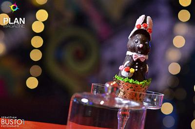 Chocolate rabbits - Cake by Monica Lilian Batalla