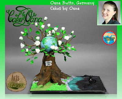 Acts of Green Collaboration - UNSA 2016 -tree of life - Cake by cakesbyoana