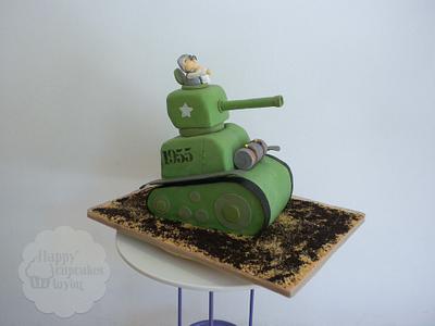 Tank cake - Cake by Happy Cupcakes To you