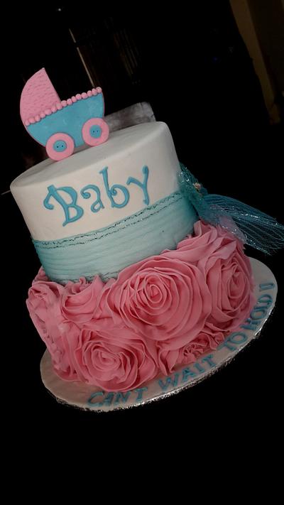 pink or blue baby shower - Cake by aarti