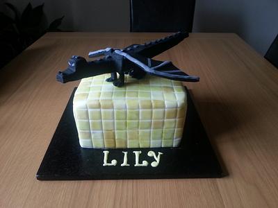 Ender dragon - Cake by Lyn 