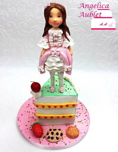 Little girl  - Cake by Angelica