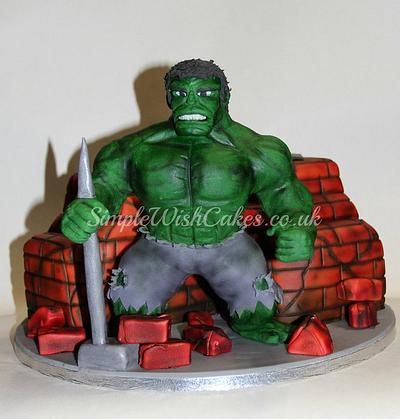 The Hulk - Cake by Stef and Carla (Simple Wish Cakes)