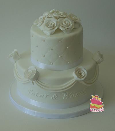 wedding cake - Cake by Liliana Vega