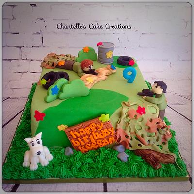 Paint ball - Cake by Chantelle's Cake Creations