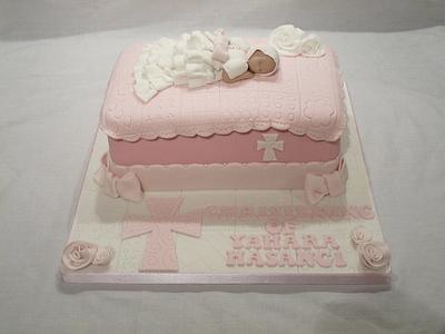 SLEEPING BABY CHRISTENING - Cake by Grace's Party Cakes
