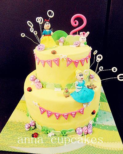 bubbly spring princess - Cake by annacupcakes