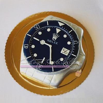 Rolex Watch - Cake by Eliana Cardone - Cartoon Cake Village