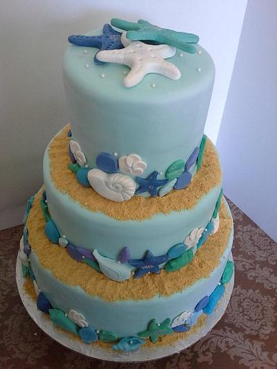 Sea Themed Cake - Cake by Melissa Walsh