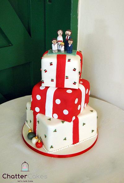 Christmas wedding - Cake by Chatter Cakes