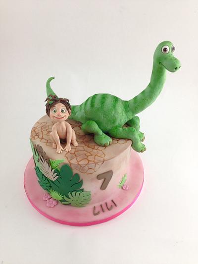 The Good Dinosaur - Cake by tomima