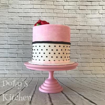 Pink 'n' dotty - Cake by dottyskitchen