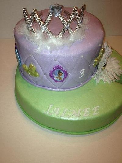 princess n the frog - Cake by tasteeconfections