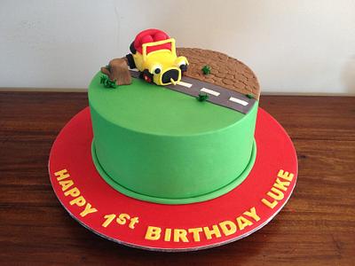 Brum the Car 1st Birthday Cake - Cake by Dell Khalil