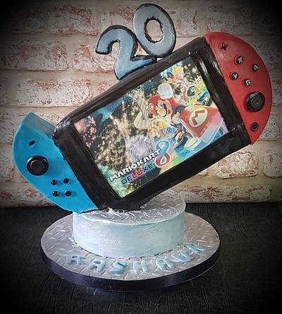 Nintendo Switch Birthday Cake - Cake by sCrumbtious Kakes