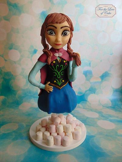 Princess Anna cake - Cake by For the love of cake (Laylah Moore)