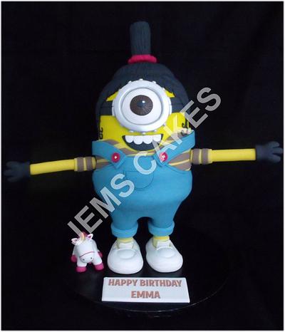 Minion as Agnes - Cake by Cakemaker1965