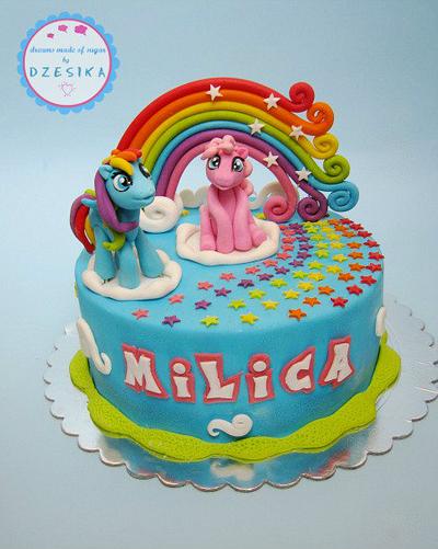 My litle pony cake - Cake by Dzesikine figurice i torte