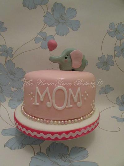 Mothers day cake- Elephant inspired - Cake by The Annie Grace Bakery