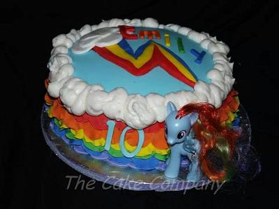 MLP rainbow dash - Cake by Lori Arpey