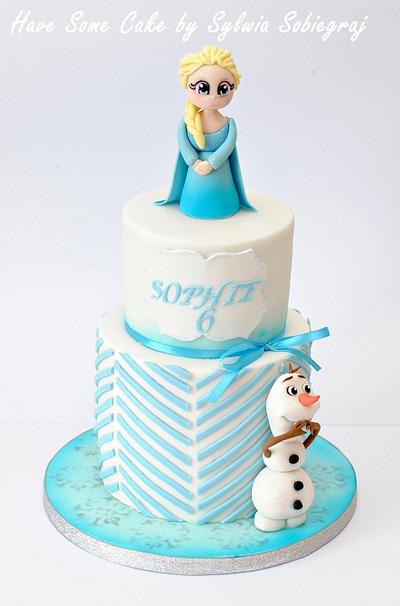 Frozen Cake - Cake by Sylwia Sobiegraj The Cake Designer