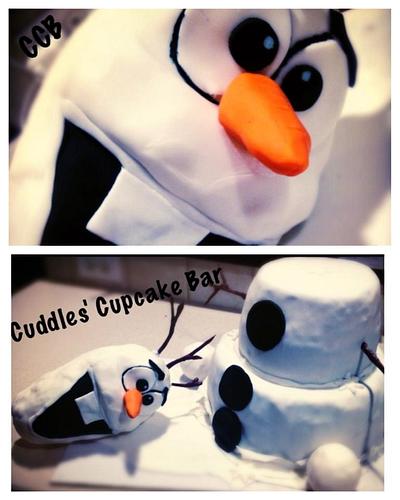 Olaf - Cake by Cuddles' Cupcake Bar