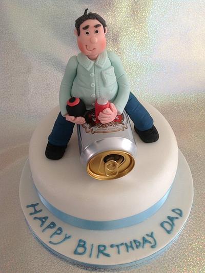 Dads birthday - Cake by Lanamaycakes