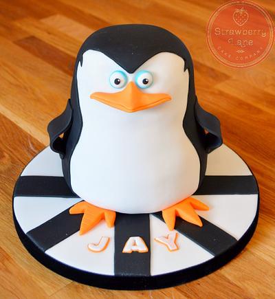 Madagascar Penguin Cake - Cake by Strawberry Lane Cake Company