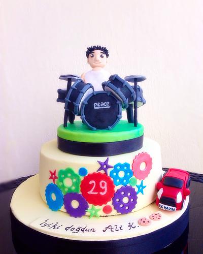Drummer Cake - Cake by yumyumatolye
