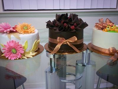Trio Of Autumn Cakes - Cake by Cakeicer (Shirley)