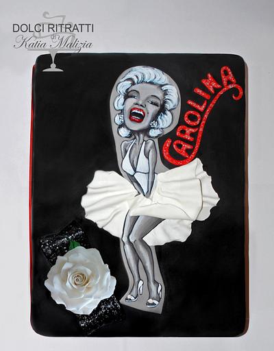Caricature Cake Marilyn Monroe  - Cake by Katia Malizia 