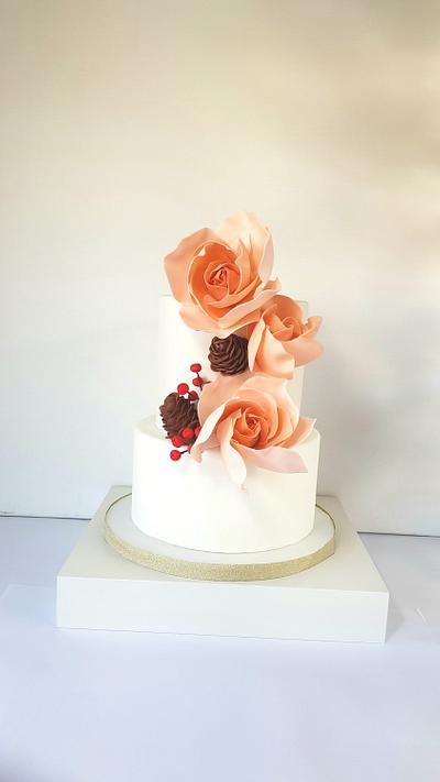 A Rose for Roos. - Cake by Simone van der Meer