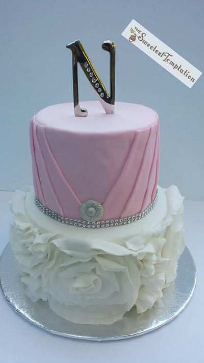 Pleated in pink  - Cake by The Sweetest Temptation