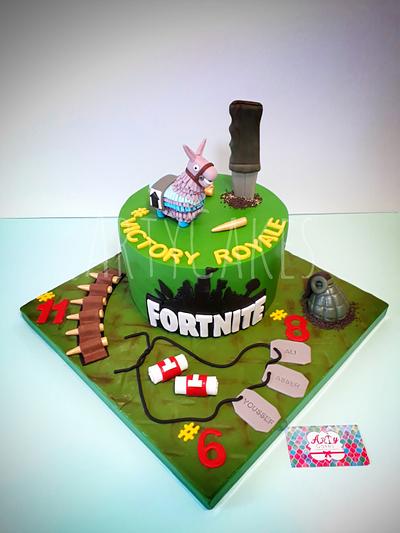 Fortnite cake - Cake by Arty cakes