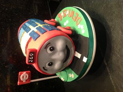 Sunny the imaginary bus - Cake by Suzanne Owen