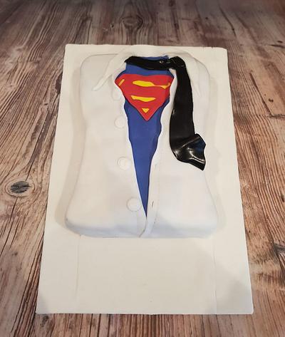 Superman cake - Cake by The German Cakesmith